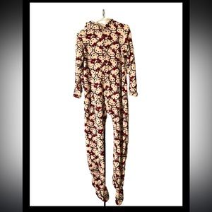 Hello Kitty Onesie Fleece Pajamas